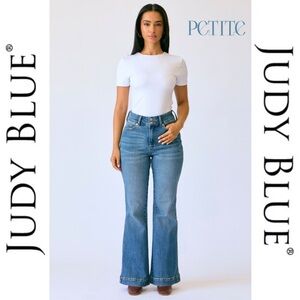 Judy Blue Women's Wide Leg Jeans in Classic Blue